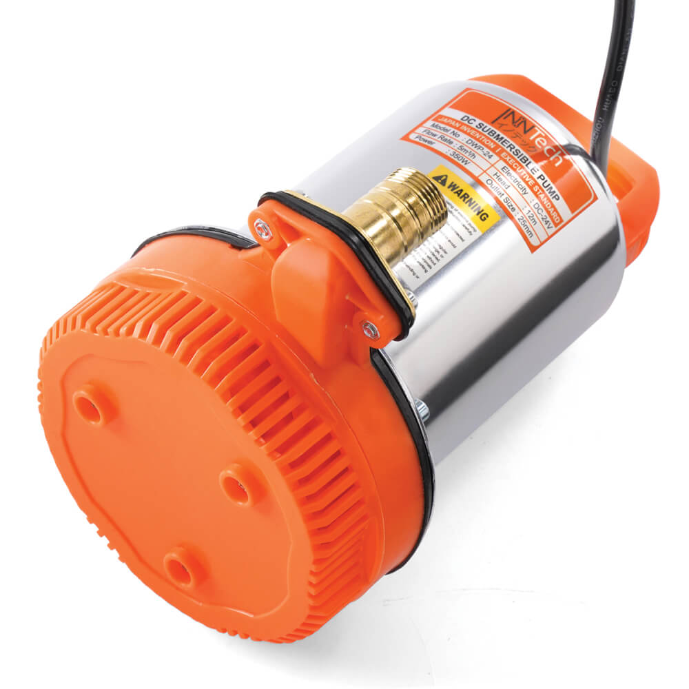 ปั๊มจุ่มโซล่าเซลล์ InnTech รุ่น DWP-24 ขนาด 1 นิ้ว 24V 350W